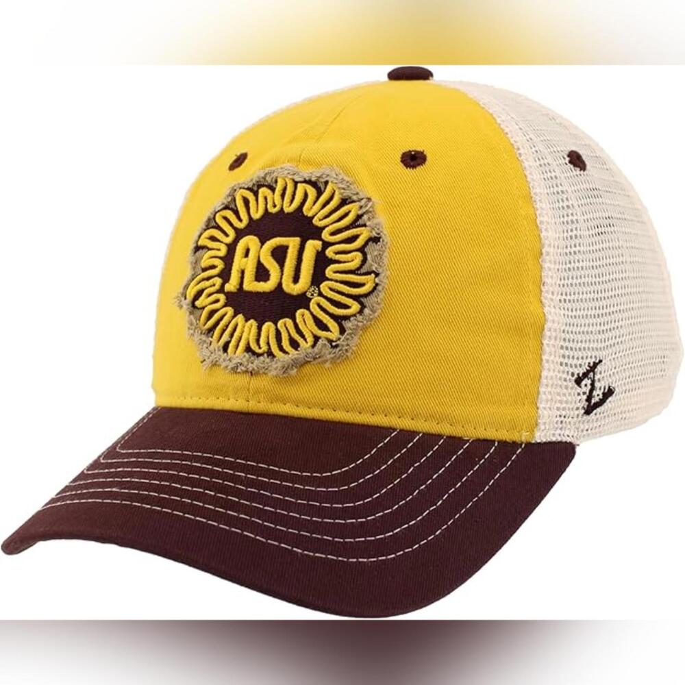 NWT ZHATS NCAA Adult Arizona State Sun Devils Snapback Vault Stowe Hat